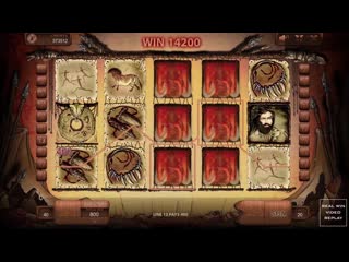 Big multiplier win x1500 in stone age slot game