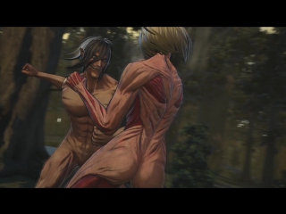 Эрен vs жо (лес) [aot cut scene ps3 rip]