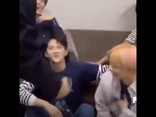Jungwoo leaned in for the kiss then mark with his amazing fast reflexes avoided it