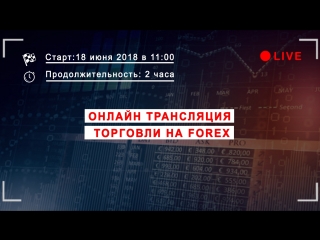 Онлайн трансляция торговли на forex