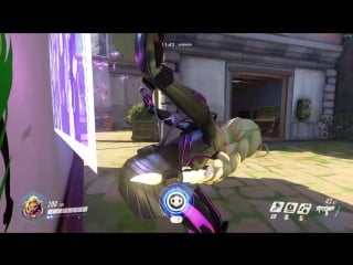 Sombra flank + огромная попа на весь экран | overwatch