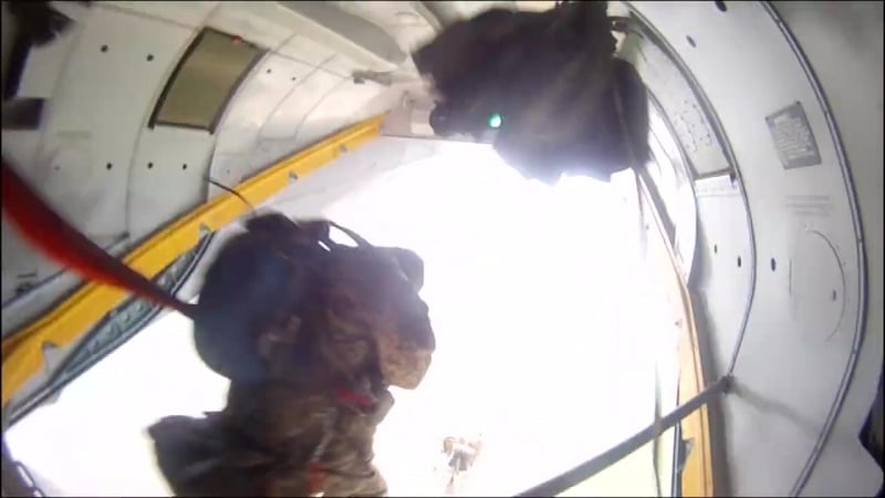 Десантування морської піхоти з ан 26 під час навчань “весняний грім – 2016”