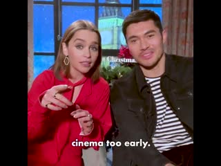 Emilia clarke e henry golding falam sobre george michael