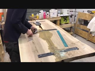 Make amazing epoxy resin table with walnut wood ! awesone diy woodworking projects and ideas