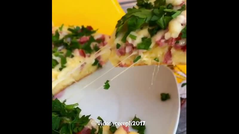 Пицца на сковороде