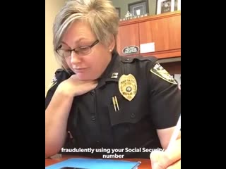 Indian scammer calls police officer