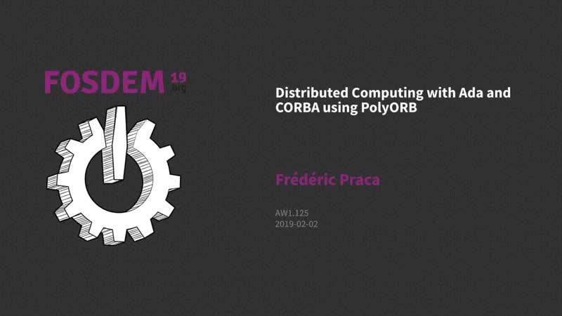 Distributed computing with ada and corba using polyorb