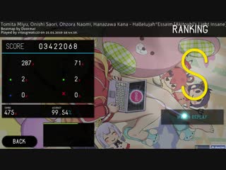 Hallelujah*essaim tomita miyu (akitoshi's light insane 4 23*) s (99 54%)