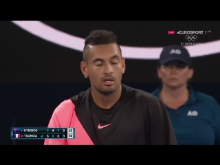 Kyrgios vs tsonga hot shot