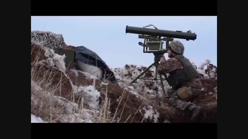 Робота птрк "корсар" в зоні проведення військової операції на донбасі