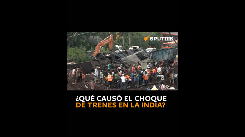 Revelan causa de colisión de trenes en la india