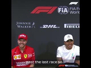 He cant remember much of the previous 234 races, but @lewishamilton thought was pre