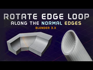 Rotate edge loop blender