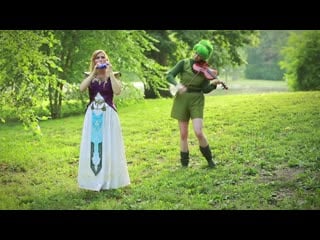 Deku palace from the legend of zelda majoras mask on stl ocarina and saria song on violin