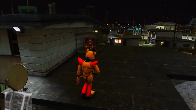 Гламрок фредди фнаф против монстер кот в гта 5 моды fnaf