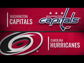 Stanley cup 2019 eastern conference round one game one washington capitals carolina hurricanes