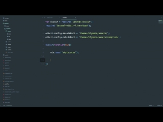 Making websites with october cms part 04 setting up laravel elixir [720p]