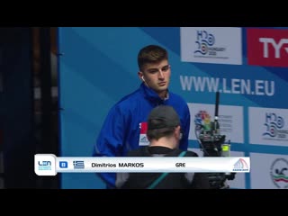 1500m freestyle men euro junior swimming championship 2019