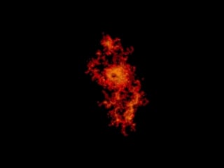 3d animation of quasar halo