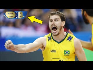 Brazil made 10 points in a row against france (hd)