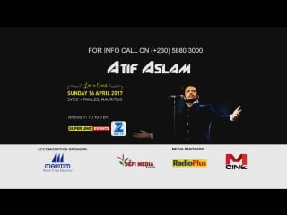 Atif aslams message to his mauritian fans