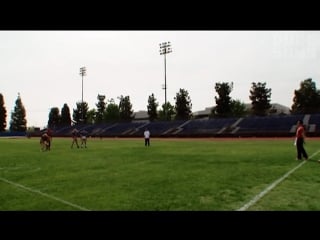 Football to the nuts challenge with johnny knoxville! the dudesons