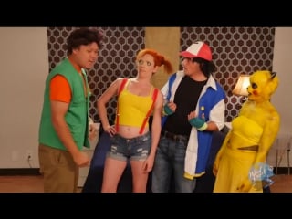 Wood rocket strokemon pokemon porn parody (behind the scenes)