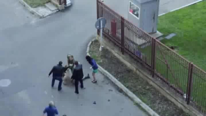 Сцена из фильма, которую остановил бравый вояка, подумав, что это настоящий захват заложника!