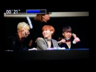 [fancam] vhope and jimini cute