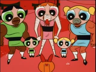 The powerpuff girls s01e02b powerpuff bluff (rus)