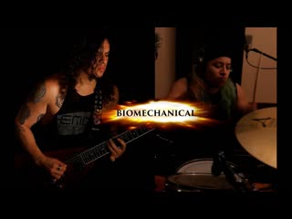 Charlie parra ft devadip chunga (drums) biomechanical (melodic metal original song)