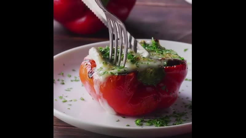 Фаршированные перцы матрешки