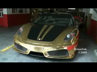 Gold ferrari 430 scuderia