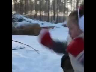 Throwback to this little lady showing this branch who's boss!