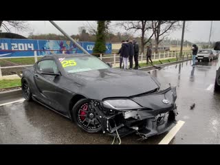 Новая toyota supra разложилась в сочи