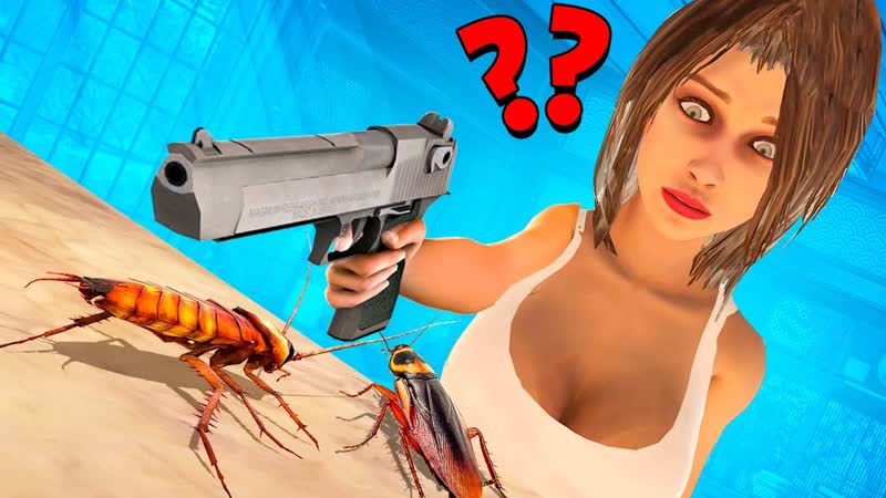 Тараканы грызут девушку! огромные тараканы захватили планету