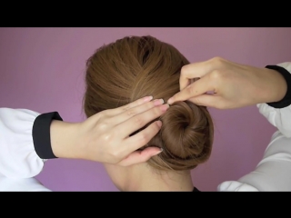 Sophisticated twisting bun hair tutorial