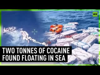 Two tonnes of cocaine found floating in sea near sicily