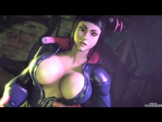 Fapzone//juri han {{street fighter, хардкор, компиляция, мультфильм, 60fps, sex, hd, 3d, мульт, анимация, порно, blowjob, ass