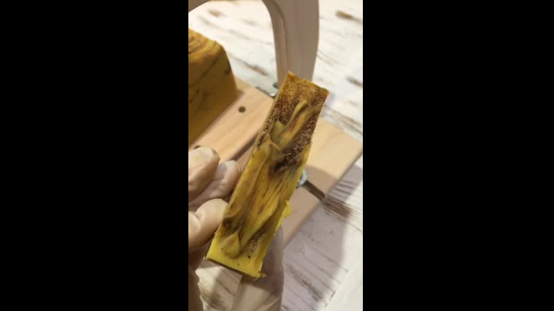 Нарезка кондитерского мыла «морковный пирог»