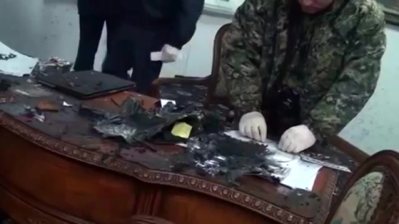 В одном из офисов киева взорвался доставленный курьером букет цветов