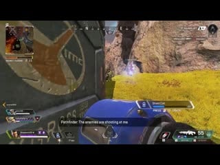 Best thing to do when hit by an arc star (best random teamate ever)