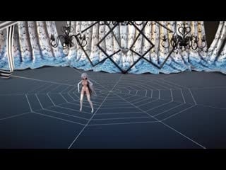 3d mmd strutting her firm round tits lupin