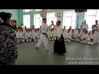 Shomen uchi + kata mochi ikkajo osae (2)