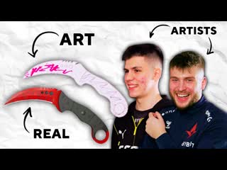 You should know it! k0nfig & b1t in csgo skin scribbles