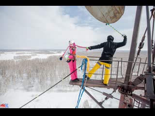 Elizavetta b rope jumping #freefallprox #prox74 at53 chelyabinsk 2019 1 jump