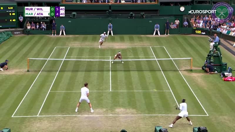 Уильямс и маррей смяли очередных соперников с ракетными ударами серены не справлялся даже мартен