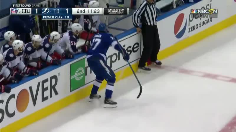 To Avoid Getting Called For Too Numerous Boys , Victor Hedman Tried To Stash Amongst The Blue Jac