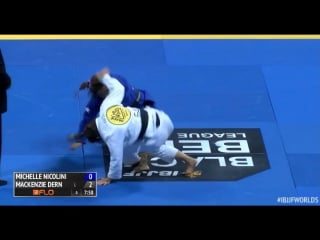 Ж michelle nicolini vs mackenzie dern ibjjf 2016 worlds