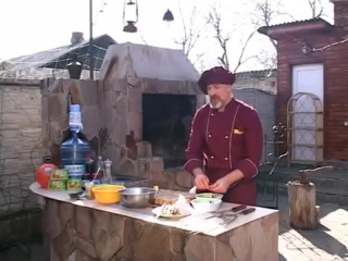 Мужская кухня креветки на гриле